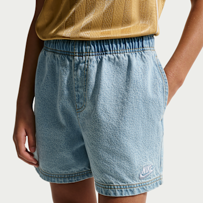Nike Sportswear Collection Older Kids' Denim Shorts. Nike ID
